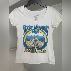 John Denver Rocky Mountain High Midnight Rider Band Graphic Shirt Size Small